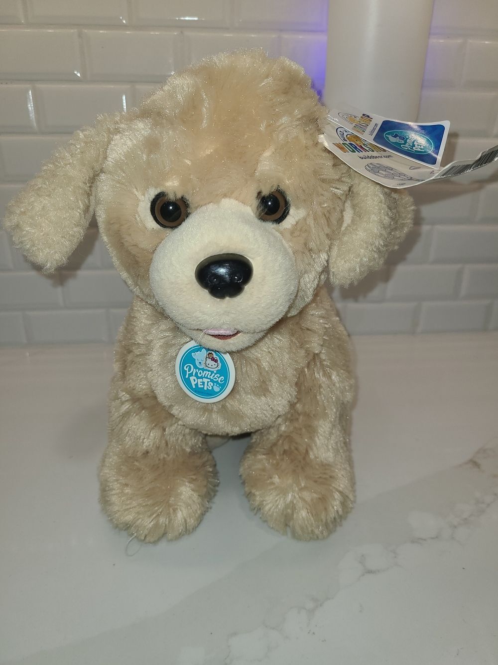 Build-A-Bear Promise Pets Plush Puppy in Cream